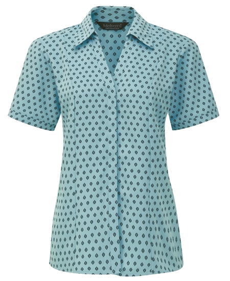 Semi-Fitted Polyester Blouse | Meltemi
